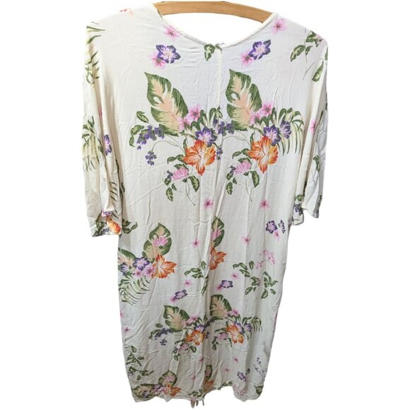 Vero Moda | Kimono Vmbloom 3/4  Moonbeam Bloom Floral Midi Dress | Size: S - Picture 10 of 14